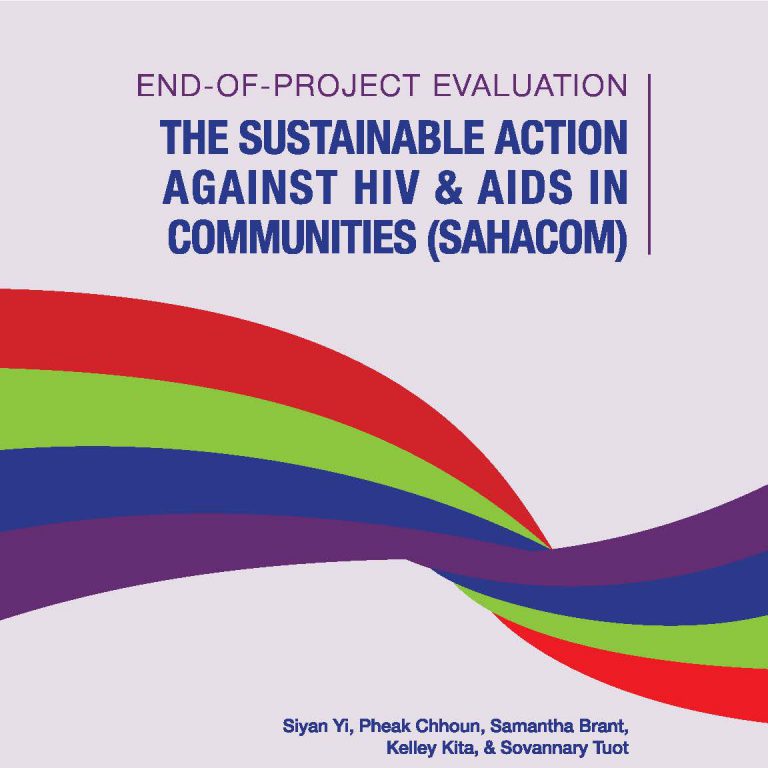 End-of-Project Evaluation: The sustainable action against HIV&AIDS in Communities (SAHACOM)